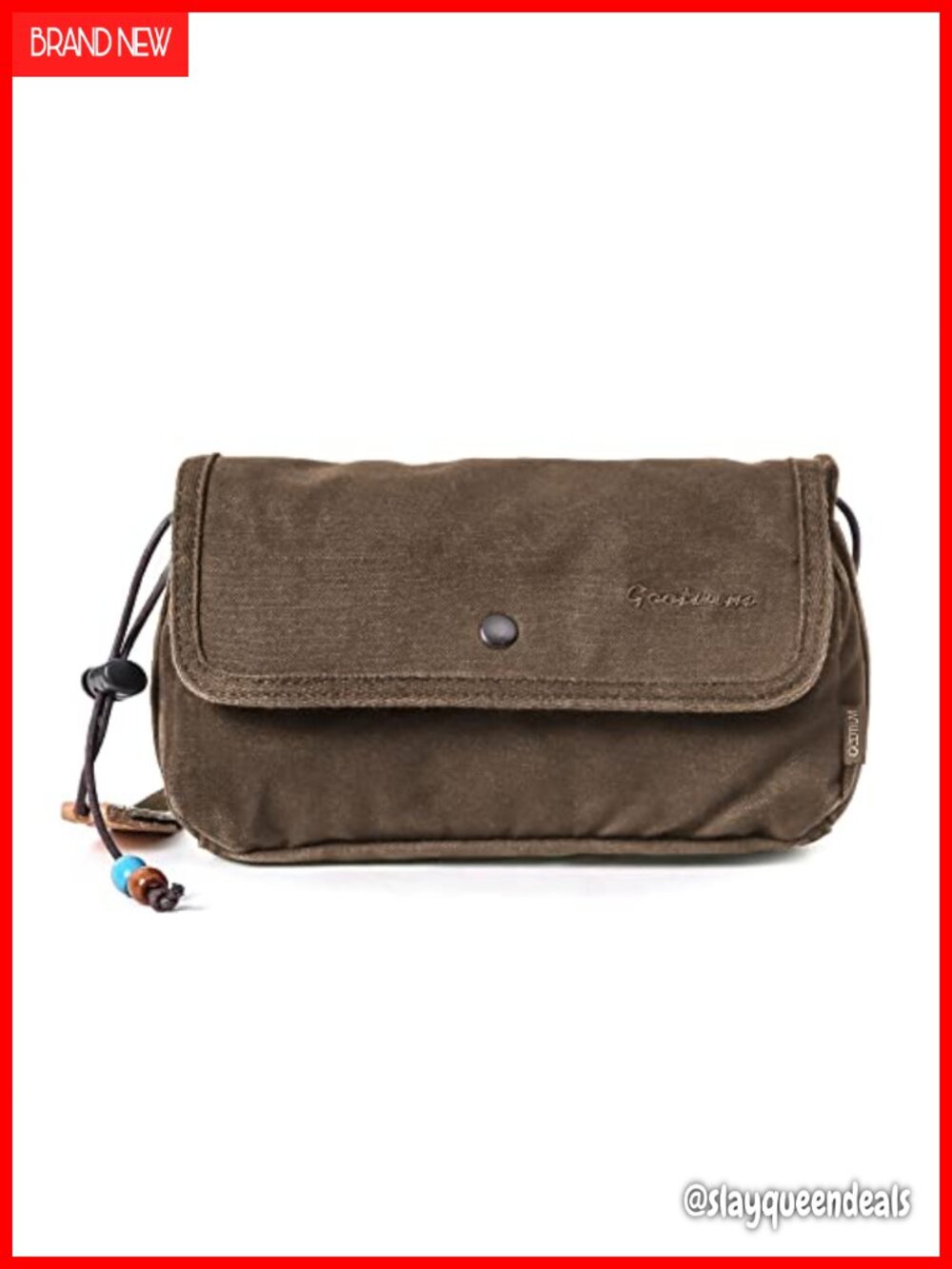 Canvas Small Crossbody Purse Flap Shoulder Bag Daily Essentials Pouch